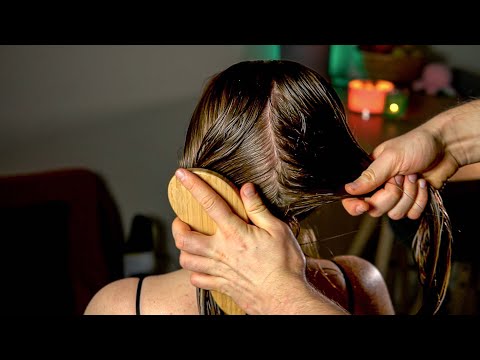 Blissful ASMR Hair Brushing & Soothing Scalp Check for Deep Relaxation (NO Talking)