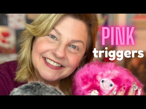 ASMR | Over 20 Tingly Pink Triggers | Tingly Tapping with Long Nails 💕✨💅