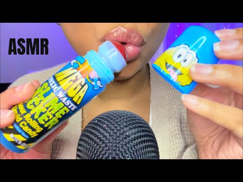 ASMR | Toxic Waste Slime Licker Candy, Sour Candy 👅