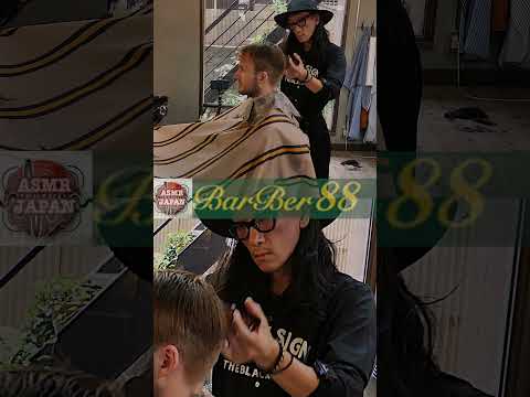 💈✂️🇯🇵 Barber88 Cuts Hair - Short 2 #barbershop #barberlove #asmrhaircut