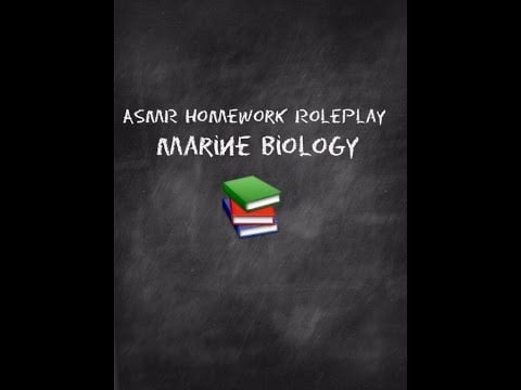 ASMR Marine Biology Homework Roleplay