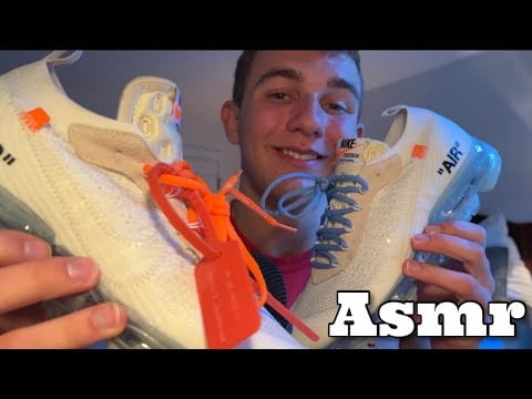 ASMR with my INSANE shoe collection 👟💤  (Asmr sneaker collection)