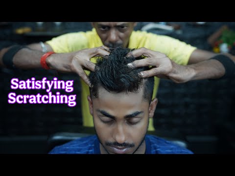 Deeply Satisfying Traditional Head Scratches ASMR | Old School Barber's Head Massage