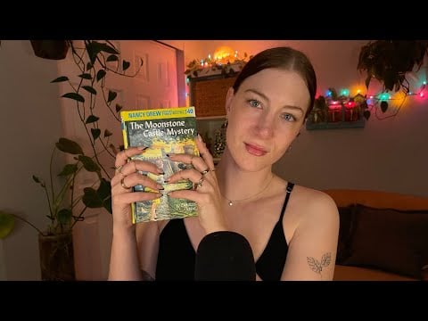ASMR Slow Ear To Ear Whispers 👂 | Reading Nancy Drew CH 19 & 20