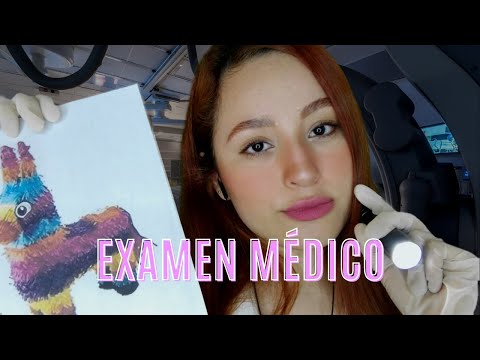 EXAMEN MÉDICO ALEATORIO 2 (nervios craneales, 5 sentidos) | ROLEPLAY MÉDICO | ASMR Español