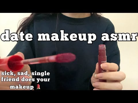 valentines day makeup asmr 💄 || lofi asmr