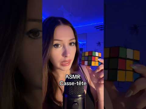 On n’est pas une tête pour autant 🤡 #asmr #cassetete #mouthsounds #asmrfrançais #rubikscube