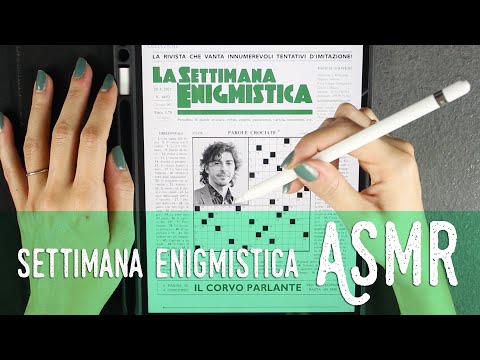 ASMR ita - 📝 SETTIMANA ENIGMISTICA di MAGGIO (Intense Whispering)