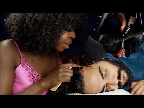 ASMR | Very ATTENTIVE Sleep Triggers | nitpicking, combing, parting, scratching ~ soft whispers