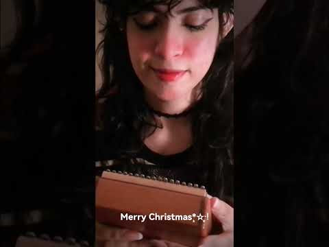 Merry Christmas everyone ☃️࿌ིྀ Kalimba #asmr #sleep #relax #shorts #christmas