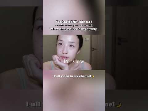 it's been a long day, come in and skincare with me🌙 #asmr #sounds #skincare