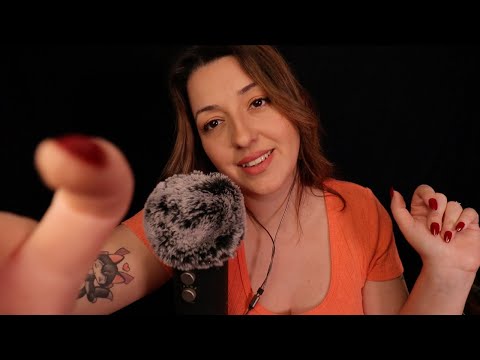 ASMR ✨ Inaudible Whispering , Gum Chewing (up close)