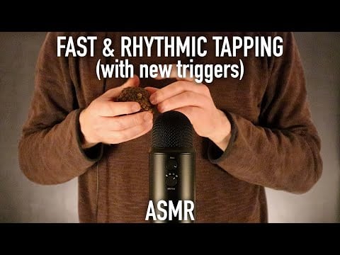 ASMR Tingly Fast & Rhythmic Tapping With New Triggers (No Talking)
