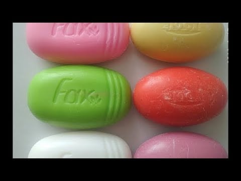 Dry Soap carving ASMR\ relaxing sounds\ No talking. Satisfying ASMR video\ Cutting soap