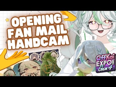 Opening Fan Mail Handcam 【Alias Anono | V4Mirai 】