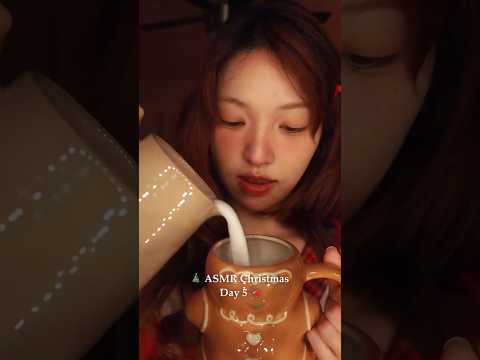 Gingerbread Hot Chocolate 🍫☕ #asmr #asmrchristmas #asmrchocolate