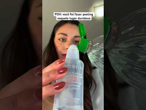POV: você foi fazer peeling naquele lugar duvidoso #asmr #asmrbrasil #asmrvideo #humor