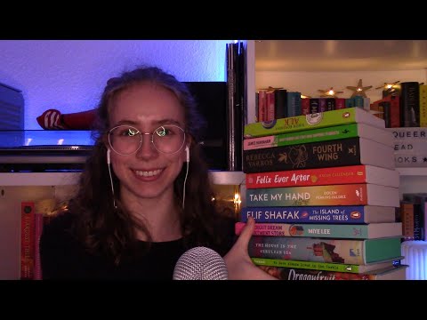 [ASMR] HUGE Book Haul 📚 10+ Books! 📚 (whispered, book triggers)