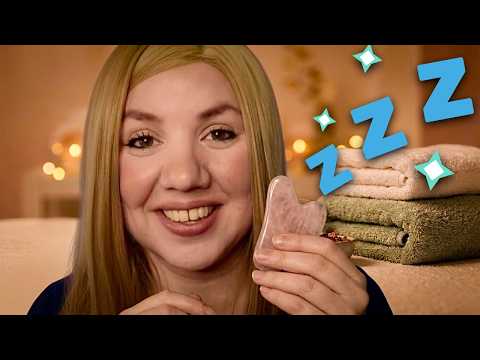 ASMR Tocando tu Carita con un FACIAL Para Dormir 😴✨Roleplay en Español