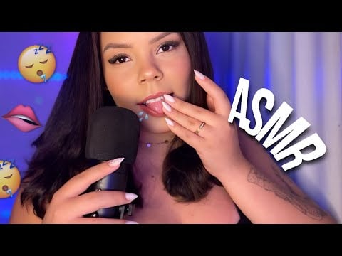 ASMR 1H SONS DE BOCA BEM MOLHADOS | WET MOUTH SOUNDS