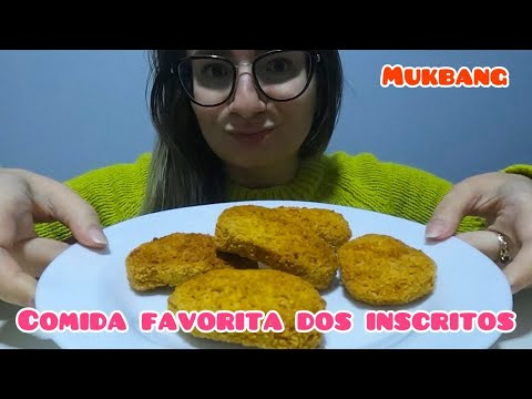 ASMR MUKBANG Comendo a comida favorita dos Inscritos @TINHOASMR #asmr