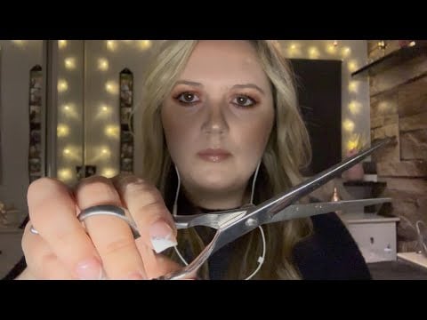 ASMR | POV Mean Hairdresser Does Your Hair *Role Play* (Whispers / Scissor Snips / Hair Brushing)