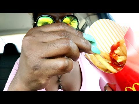 Ramble ASMR Eating Sounds Fries/Mcdonalds Cheating