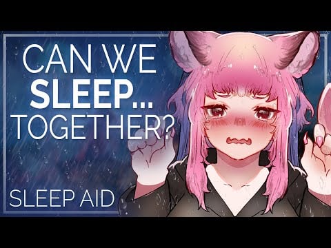 ASMR -  Submissive Wolf Girl wants to Sleep with You in a Tent [Rain Sounds][F4M]
