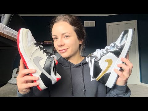 ASMR • Shoe Collection (Whispering, Tapping, Scratching)