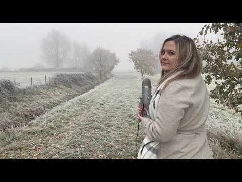 ASMR | Frosty Walk *Relaxing Crunching Sounds*