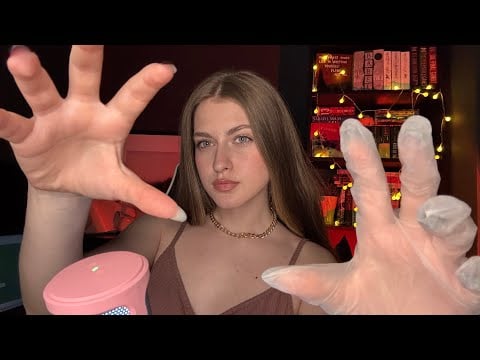 ASMR Cranial Nerve Exam •☆• personal attention, tapping, massage, soft whispers, mouth sounds,