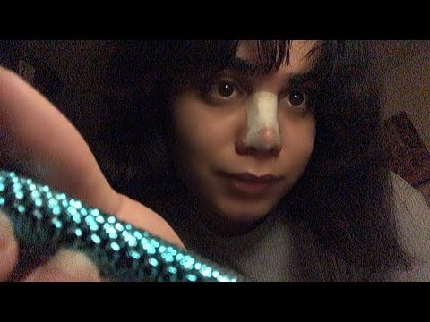 ASMR - no talking ( touching your face)