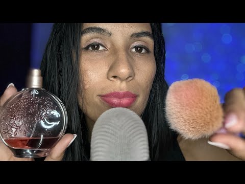 ASMR MAQUIANDO VOCÊ PRA SAIR A NOITE 🌠💄