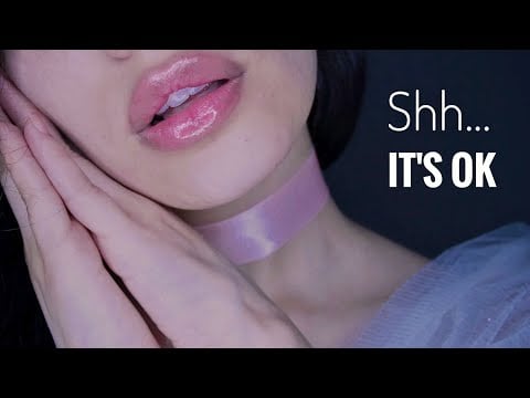 ASMR "Shh" "It's Okay" Gentle Affirmations + Hand Movements for Sleep