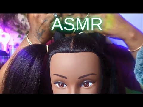ASMR teaching you how to BRAID (layered mouth sounds)