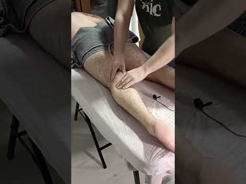 THE MOST EFFECTIVE PAIN RESLIFTING MASSAGE FOR HAMSTRINGS  #relaxing #asmr #shorts #massage