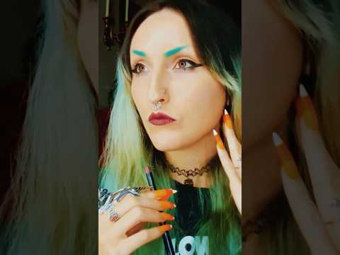 ⚰️GOTH GIRLS DO THE BEST MAKEUP Pt14⚰️ #asmr #gothvibes #asmrmakeup #asmrroleplay #tingles