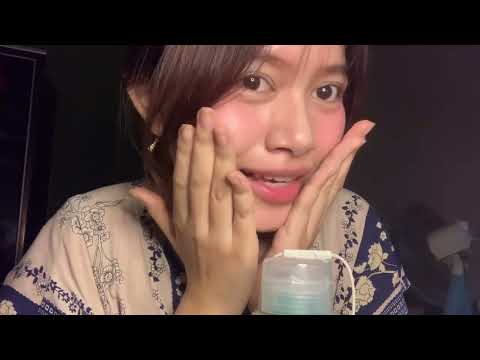 ASMR| Doing your skincare, Night skincare routine