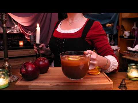 ASMR Roleplay Cozy Hobbit Cottage Inn ASMR Roleplay Soft Spoken Hobbit Hotel Check In w/Fireplace