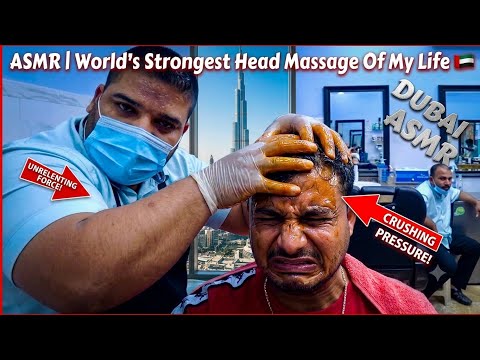 ASMR | World's Strongest Head Massage Of My Life 🇦🇪