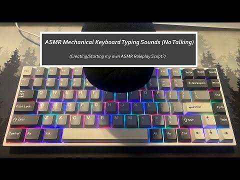 [ASMR] Keyboard Typing Sounds (No Talking)