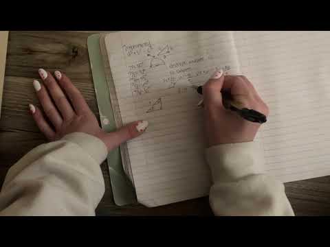 ASMR Teaching You Trigonometry-Unit Circle and Radians