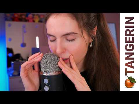 ASMR Gloves Sounds, Mic Brushing & Whispering for Deep Sleep | Tangerin