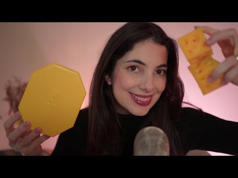 ASMR Somente com gatilhos amarelos para arrepiar 