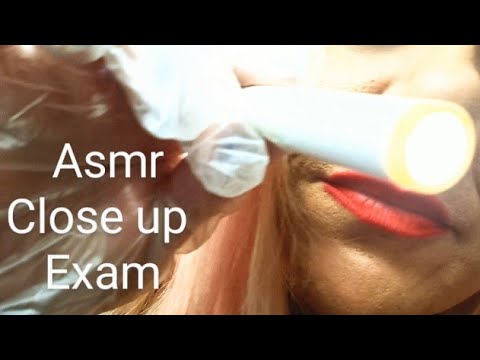 ASMR Medical EXAM 😷/Close up Whispers 🧤