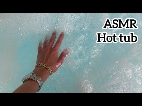 ASMR 🌙 Hot tub - Water jets and bubbles (no talking) 