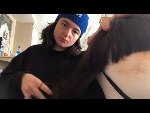 ASMR ~ Unprofessional Hair Stylist RP *relaxing, hair brushing, soft spoken*