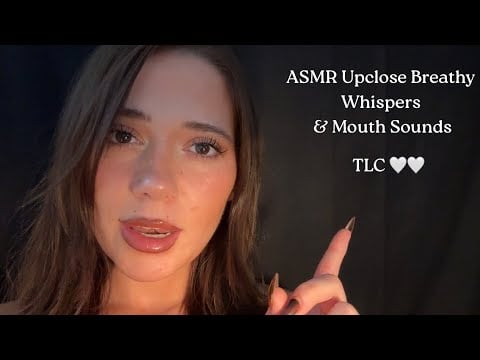 ASMR / Up-Close Clicky Breathy Whispers / Mouth Sounds / 100% Sensitivity