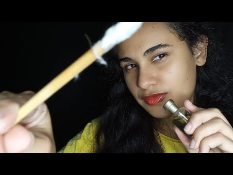 ASMR caseiro clinica clandestina limpeza de ouvido👂