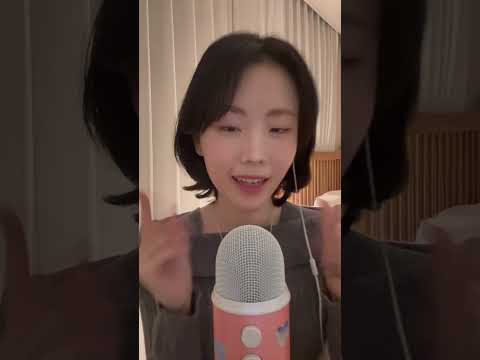 [미니ASMR] 시각적 팅글과 손소리를 곁들인 단발썰🩶 #asmr #visualtingle #personalattention #tingles #whispering #shorts
